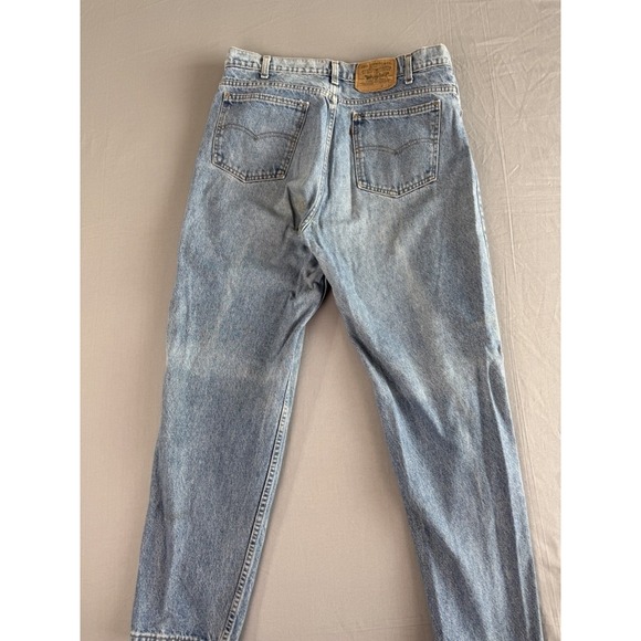 Vintage‎ Levis 501 Jeans Mens 38x32 Blue Denim USA Button Fly Straight Leg 90s - Picture 1 of 10